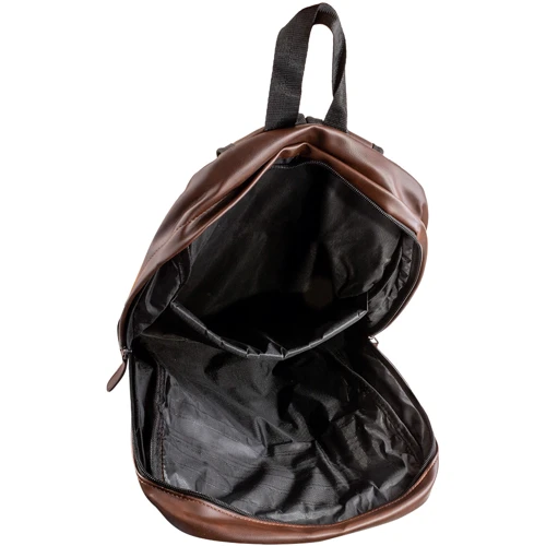 Чоловік рюкзак Valiria Fashion коричневий (3DETBM9811-10): Застібка Блискавка