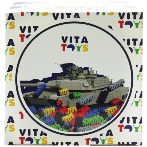 Конструктор VitaToys Pixel Heroes Танк АБРАМС, 654 деталей (VTK 0065)