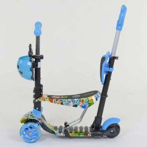 Самокат Best Scooter блакитний (69750): Матеріал коліс полиуретан