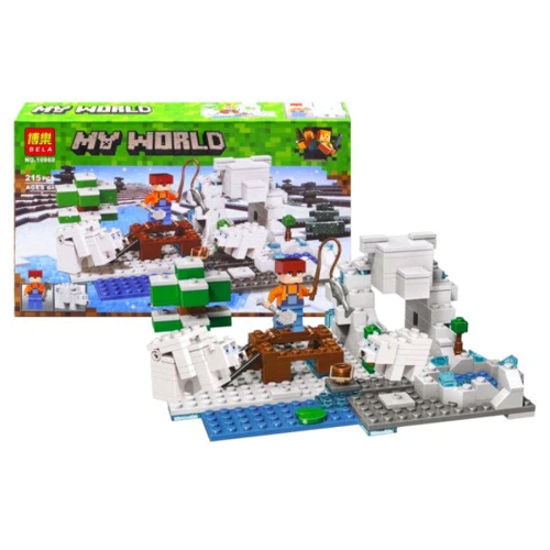 Детский конструктор Bambi MINECRAFT Зимняя рыбалка (10960)