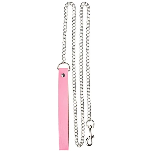 Поводок PU Leather Leash Black, SKN-AS24 Pink: Производитель SKN