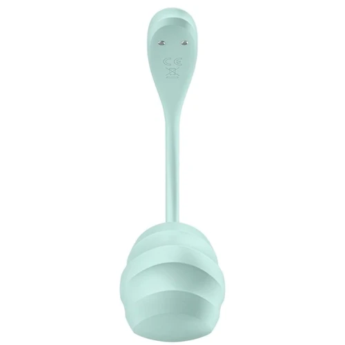 Виброяйцо Satisfyer Smooth Petal Connect App Mint