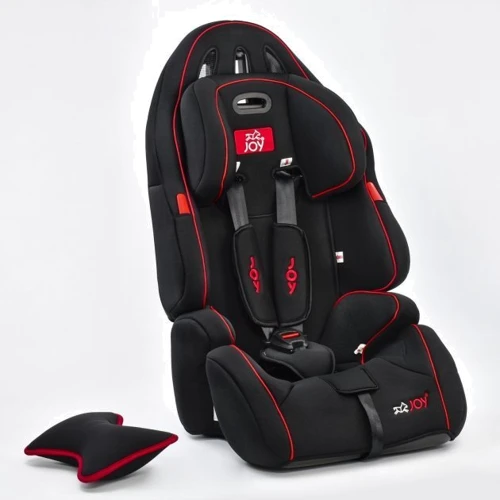 Автокресло Joy G 0915 группа 1/2/3 от 9-36 кг Черный: Внутренние ремни 5-ти точечные, с мягкими накладками