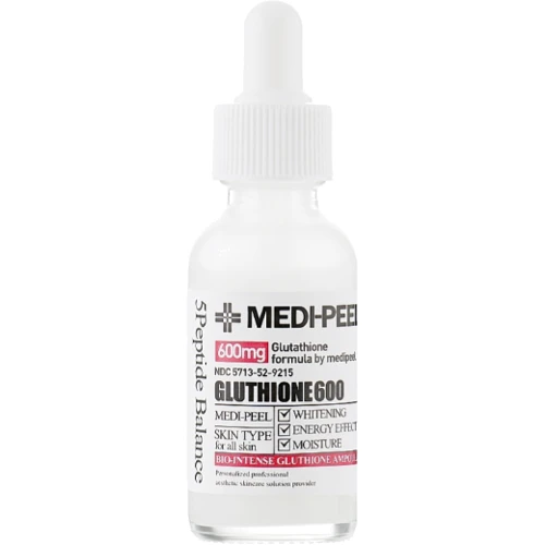 Medi-Peel Bio-Intense Glutathione White Ampoule Осветляющая ампульная сыворотка с глутатионом 30 ml: Назначение Разглаживание, От пигментных пятен, Осветление