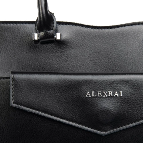 Женская сумка тоут Alex Rai черная (08-4 8857 black): Пол Женский