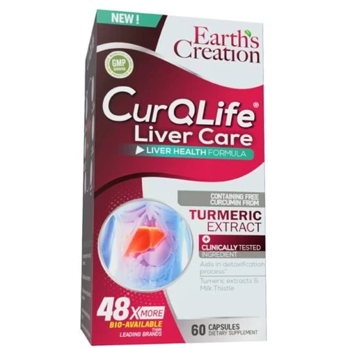 Earth's Creation CurQLife Liver Care Комплекс для печінки 60 капсул
