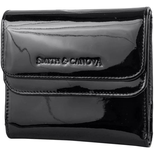 Женский кошелек Smith&Canova черный (FUL-28611-blkpatent) фото 6