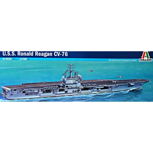 Модель Italeri Авианосец "Рональд Рейган" CV-76 (IT5533)