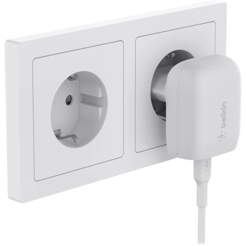 Зарядний пристрій Belkin Wall Charger Home USB-C 20W PD White (WCA006VFWH): Тип сетевое