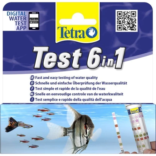 Тест для воды Tetra Test 6 in 1 25 штук (4004218175488) фото 1