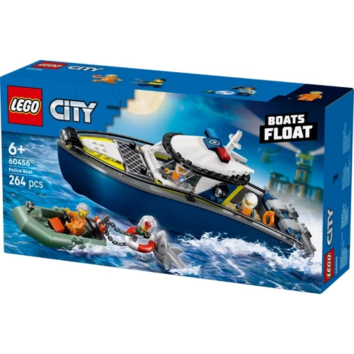 Конструктор LEGO City Преследование на полицейском катере (60456)