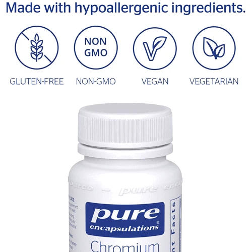 Pure Encapsulations Chromium (picolinate) 200 mcg 180 caps Хром пиколинат (PE-00061): Форма випуску капсули