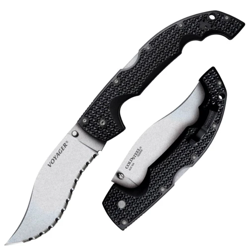 Нож Cold Steel Voyager XL Vaquero, 10A, серрейтор (1260.14.43): Тип ножа Складной