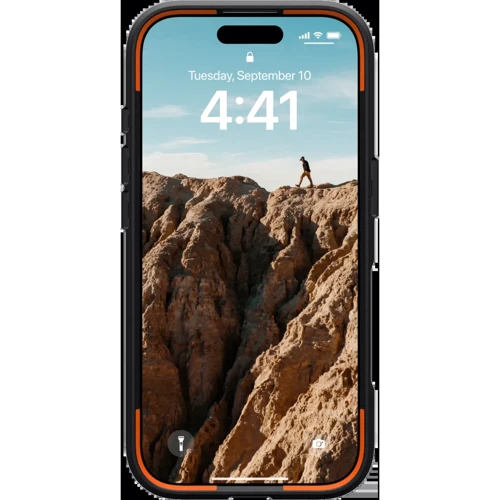 Чехол для iPhone Urban Armor Gear UAG Civilian Magsafe Olive Drab (114444117272) for iPhone 16 Pro: Материалы поликарбонат и полиуретан