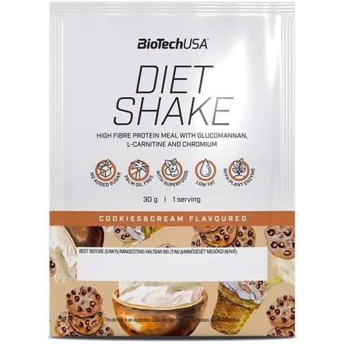 Заменитель питания BioTech Diet Shake 30 g /sample/ Cream Cookies