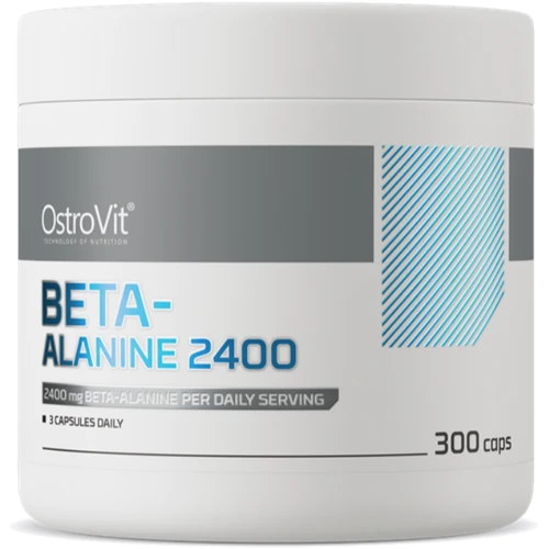 Амінокислота для спорту OstroVit Beta-Alanine 2400 mg 300 caps / 100 servings