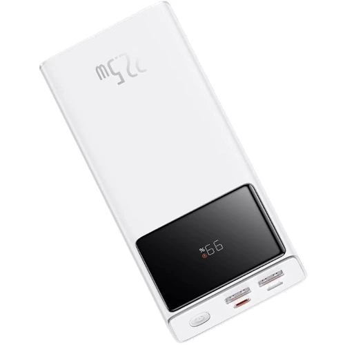 Внешний аккумулятор Baseus Power Bank 20000mAh Star Lord Display 22.5W White (PPXJ060002): Встроенный кабель USB Type-C / microUSB