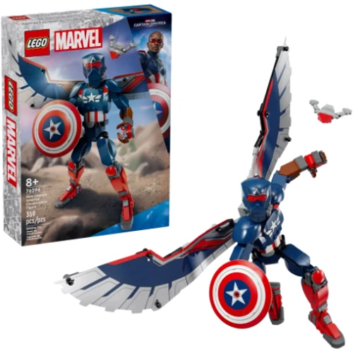 Конструктор LEGO Marvel Фігурка Капітана Америки 359 деталей (76296): Кількість деталей, шт. 359