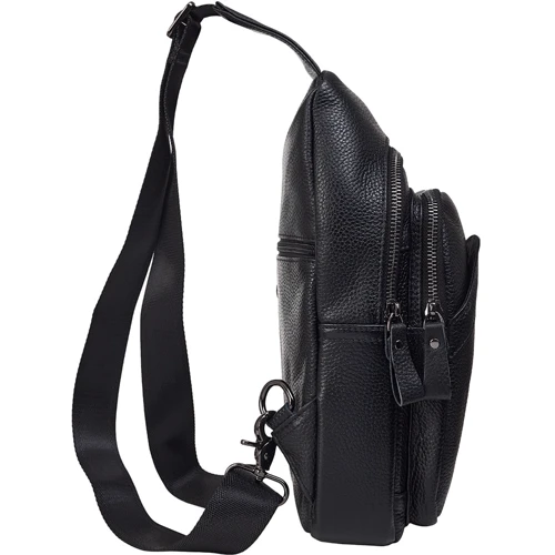 Чоловіча сумка-слінг Buffalo Bags чорна (SHIM9000A-black): Стать Мужской