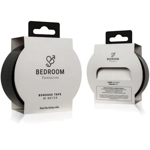 Скотч для бондажа Bedroom Fantasies Bondage Tape 20m - Black