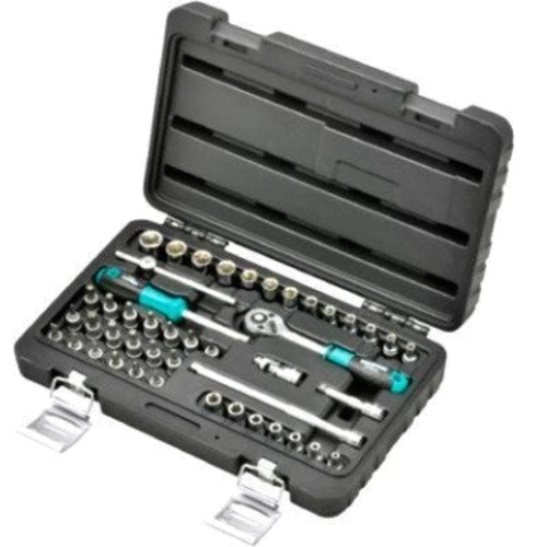 Whirlpower Набор головок 1/4" 45шт. 4-14мм пластик. кейс
