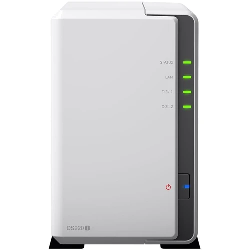 Сетевой накопитель (NAS) Synology DS220j: Предустановленные диски Нет