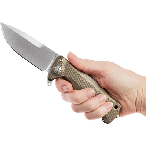 Ніж Lionsteel SR11 Titanium brown (39.20.99): Система блокування Есть