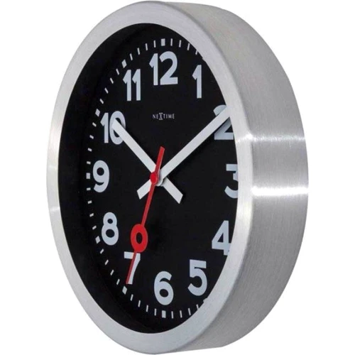 Настінний годинник NeXtime Station Number чорний 19 см (3998ARZW) фото 3