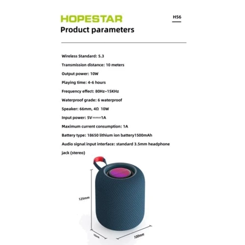 Акустика Hopestar H56 Orange: Совместимость Android, iOS
