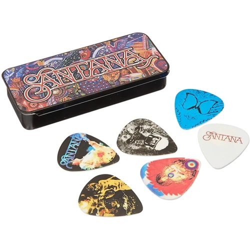 Медиатор Набор медиаторов DUNLOP SANPT01M SANTANA PACK MEDIUM