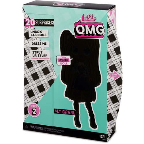 Игровой набор с куклой L.O.L. SURPRISE! серии "O.M.G" S2 - ЛЕДИ-ГРАНЖ (с аксессуарами) фото 13