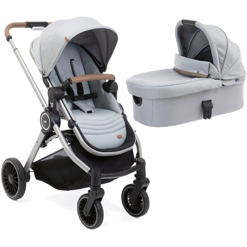 Универсальная коляска 2 в 1 Chicco Best Friend Pro Light серая (79866.30.04)