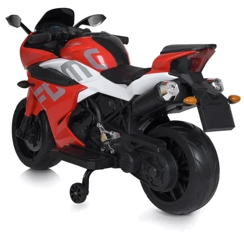 Дитячий електромотоцикл Bambi Racer червоний (M 5024EL-3): Матеріал корпусу пластик