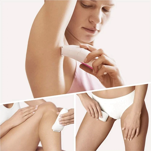 Епілятор Braun Silk-epil 5 SensoSmart SES 5/500: Колір белый / розовый
