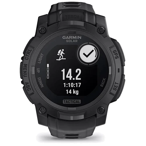 Смарт-часы Garmin Instinct 3 Solar 45mm Tactical Edition Black with Black Band (010-02934-50): Материал ремешка Силикон