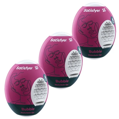 Набор Satisfyer Masturbator Egg 3er Set Bubble