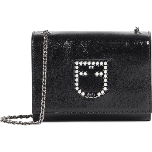 Женская сумка кросс боди Furla Viva Mini черная (1021356)