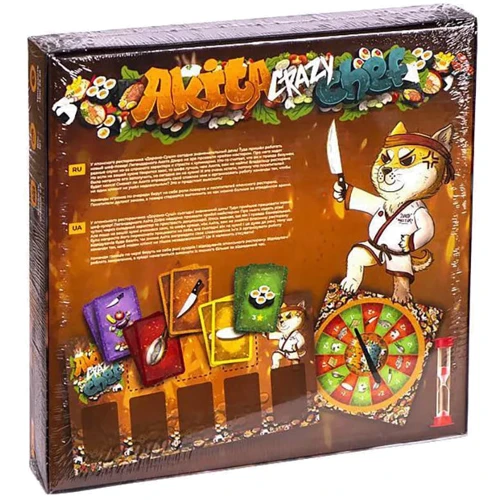 Настільна гра Danko Toys Akita Crazy Chef G-ACC-01-01 з пісочним годинником: Виробник Danko toys