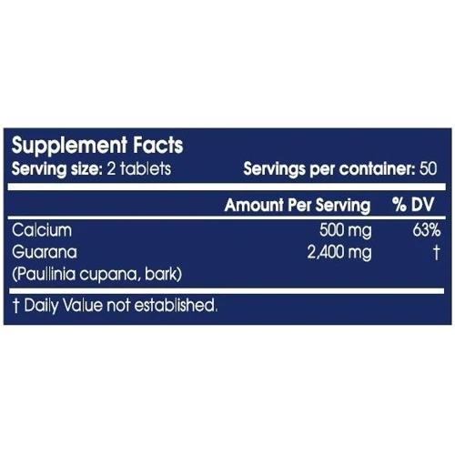 Scitec Nutrition Guarana 100 tabs: Тип енергетики