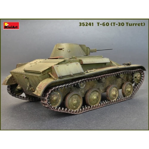 Сборная модель MiniArt Советский легкий танк Т-60 (башня Т-30) с интерьером (MA35241) фото 13