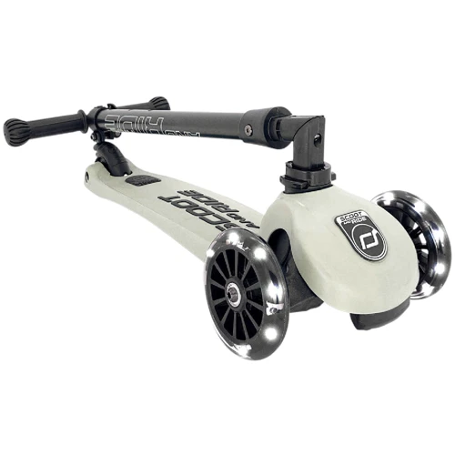 Самокат Scoot&Ride серии Highwaykick-3 со светящимися колесами светло-серый, 3-6 лет/50кг (SR-96344): Количество колес 3