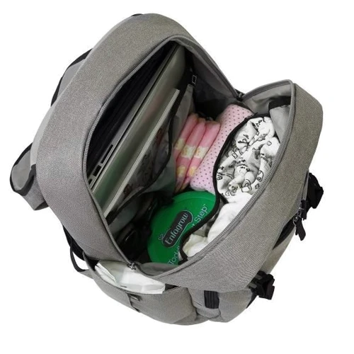 Рюкзак для мами Mommore сірий (MM0090003A008)