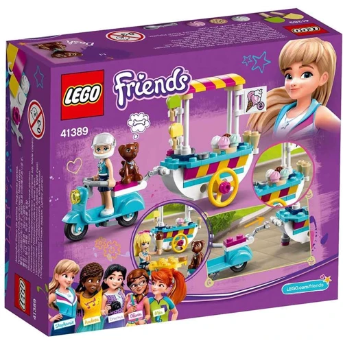 Конструктор LEGO Friends Тележка с мороженым (41389): Рекомендуемый возраст от 6 до 12 лет