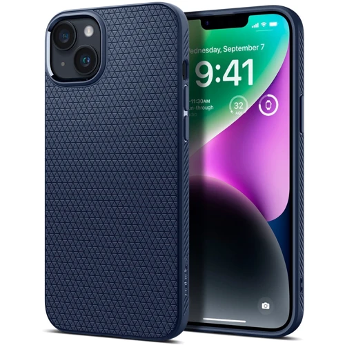 Чехол для iPhone Spigen Liquid Air Navy Blue (ACS04892) for iPhone 14 Plus фото 11