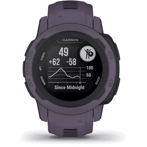 Смарт-часы Garmin Instinct 2S Deep Orchid (010-02563-04): Цвет ремешка серый