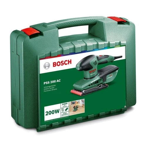 Вибрационная шлифовальная машина Bosch PSS 200 AC (0603340100): Тип машины вибрационная
