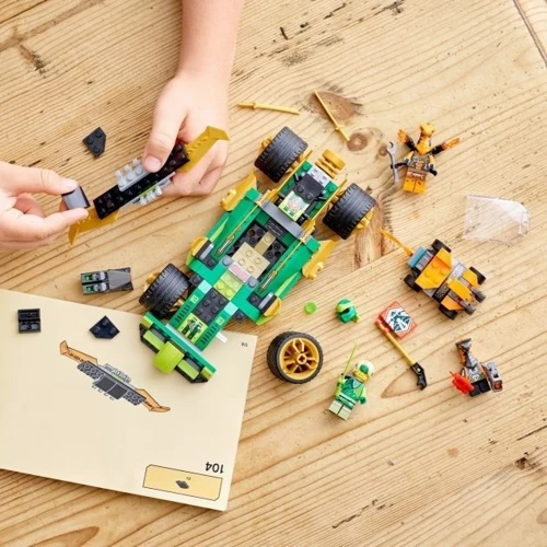 Конструктор LEGO NINJAGO Гоночний автомобіль Ллойда EVO 279 деталей (71763) фото 4