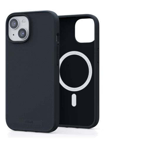 Чехол для iPhone Njord Slim MagSafe Case Black (NA52GR09) for iPhone 15 Plus: Материалы Пластик