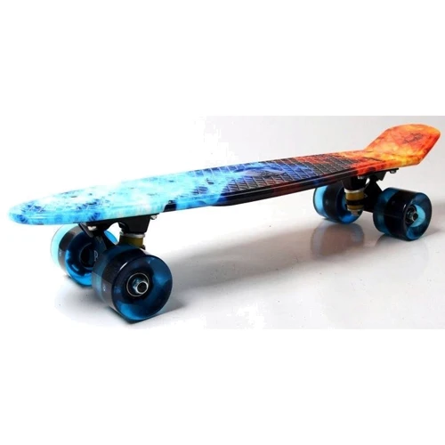 Penny Board Огонь и лед Светящиеся колеса