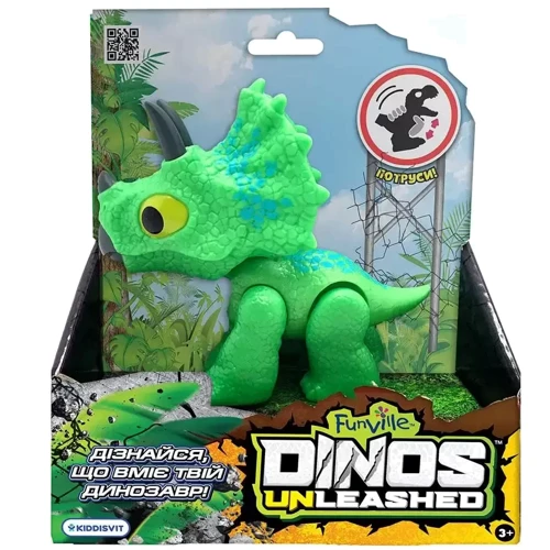 Фигурка с механической функцией DINOS UNLEASHED - ТРИЦЕРАТОПС (31127TR)